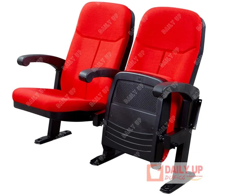 Cinema Chair with Fold Armrest Cheap Manufacturer of Chairs Folding Auditorium Chair Portable Theater Seating Export Products