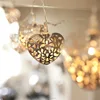2018 hot new arrival Warm White Solar Powered 12 Heart LED String Lights for Outdoor Christmas Decor