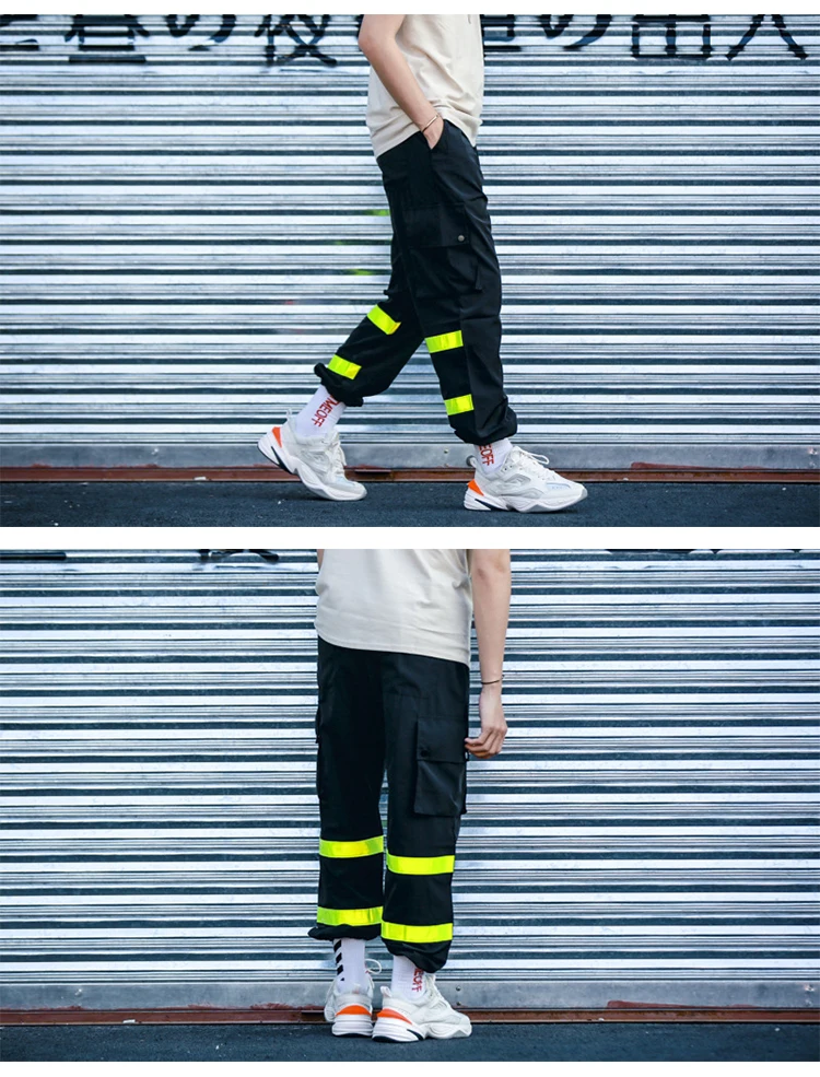 mens reflective joggers