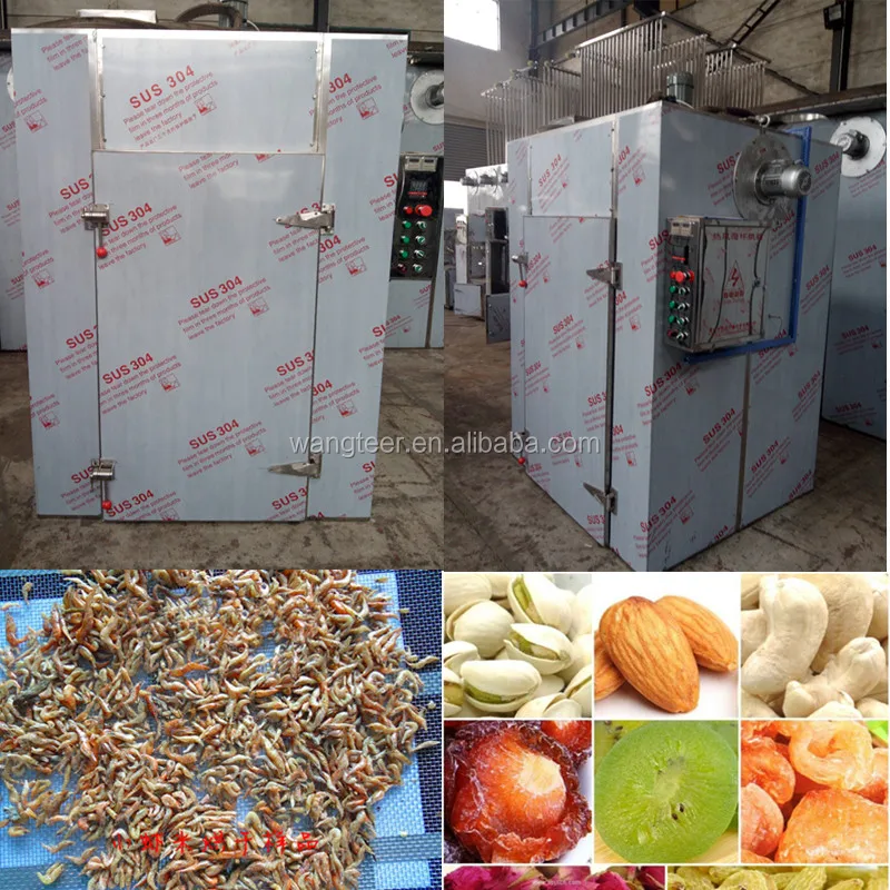 Industrial Fish Oven Vegetable Dehydrator 24 Trays Fruit Dryer Machine