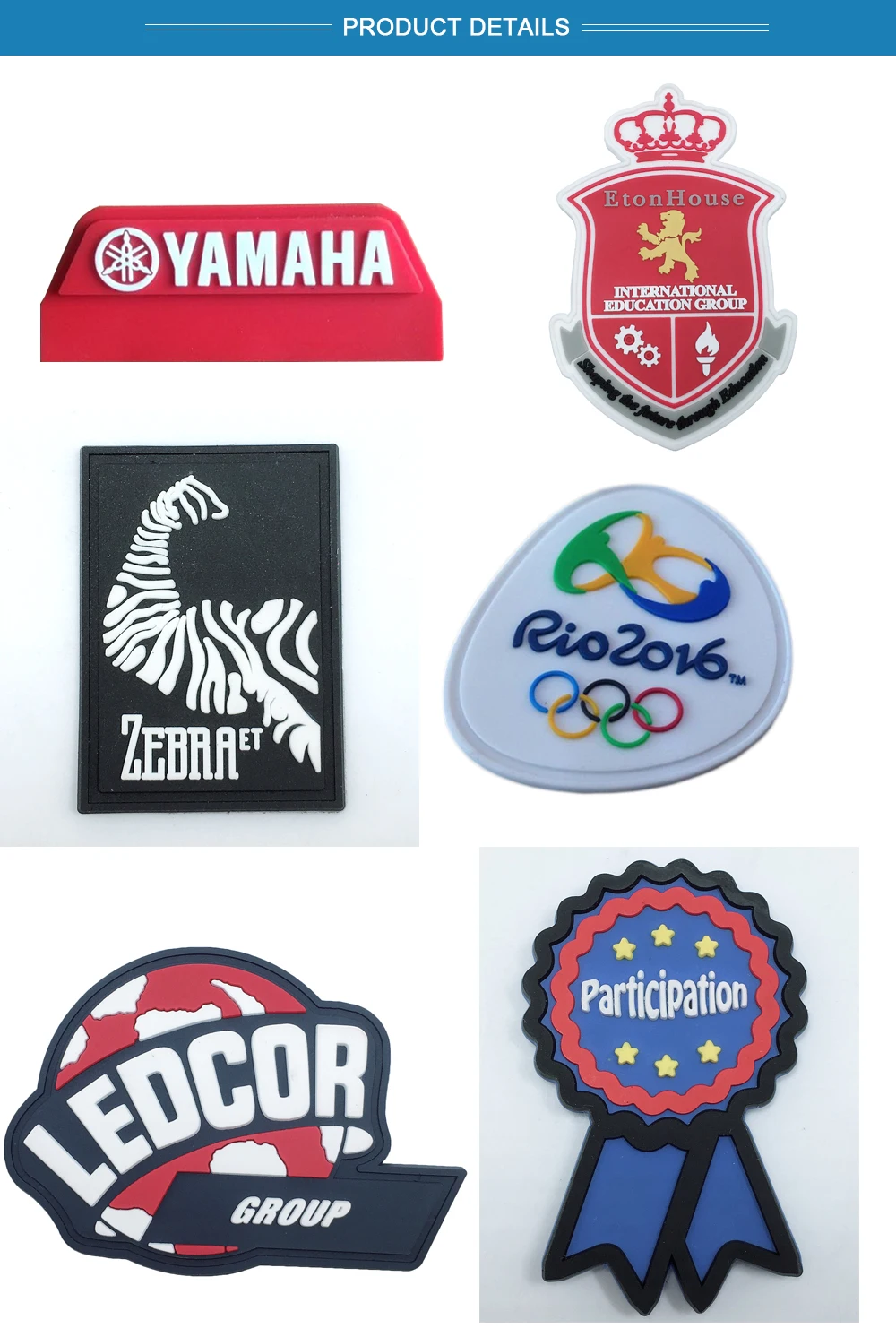 Custom Embossed Rubber Logo Badge Buy Rubber Badge,Rubber Logo,Custom