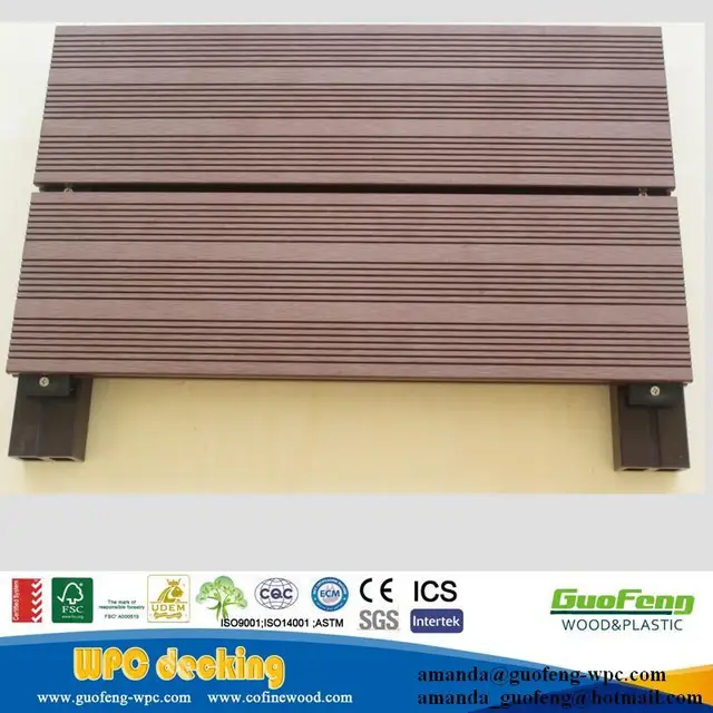 wpc easy-install wpc interlocking decking tiles composite skateboard deck