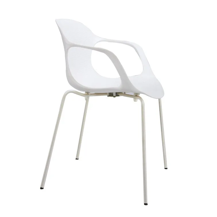New Design Stackable Metal Legs Plastic Chair With Arm Buy Stackable