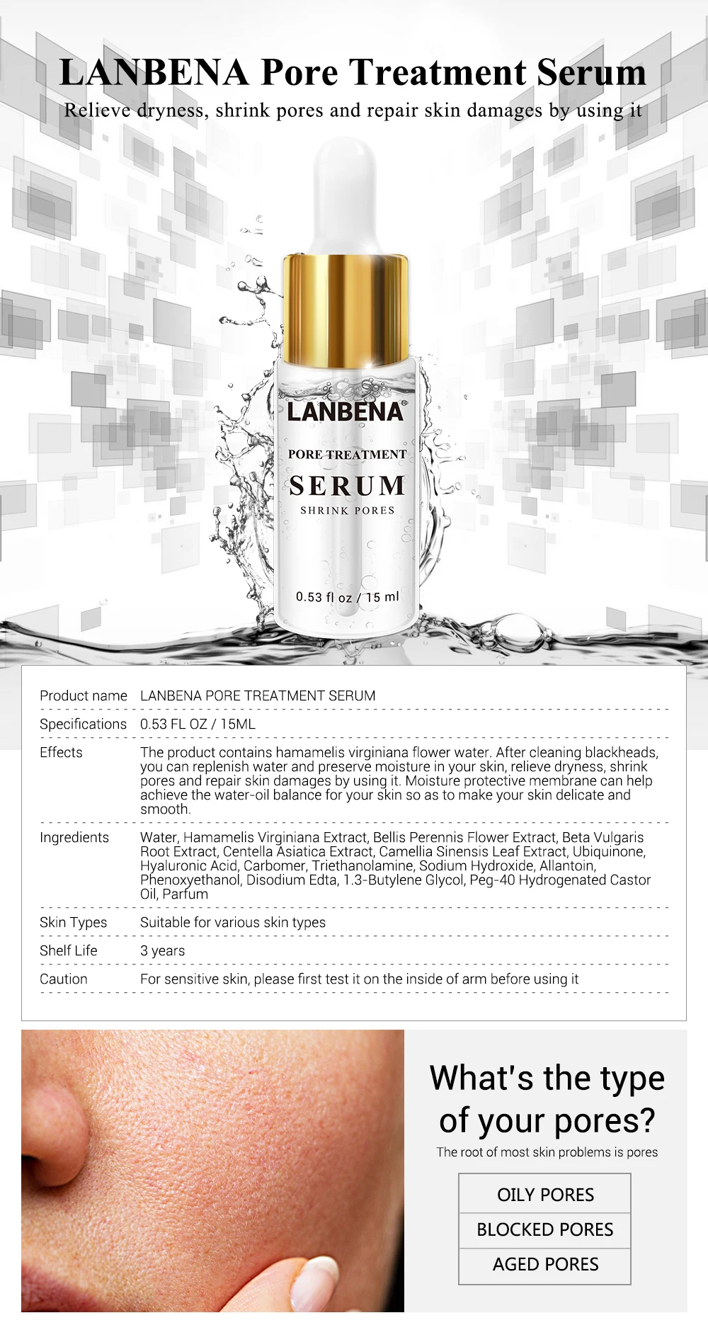 pore treatment serum