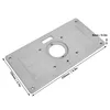 2019 Factory Price Hot Selling 235mm x 120mm x 8mm Aluminum Woodworking DIY Router Table Insert Plate&Ring