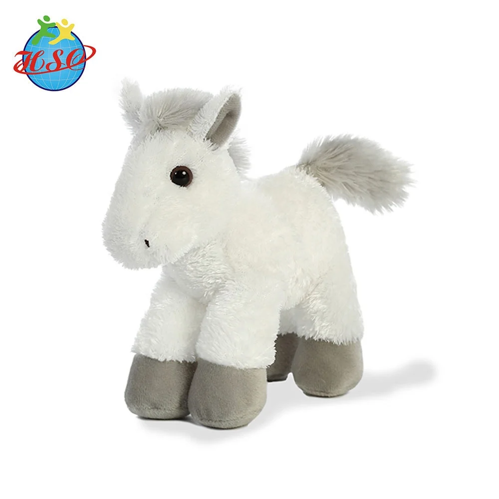 white horse soft toy