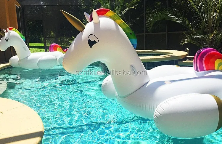 3mm material pvc Unicorn Inflatable Adult Big Lounge Pool Float Chair Pool