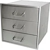 Insert bbq 3 drawer cabinet stainless steel