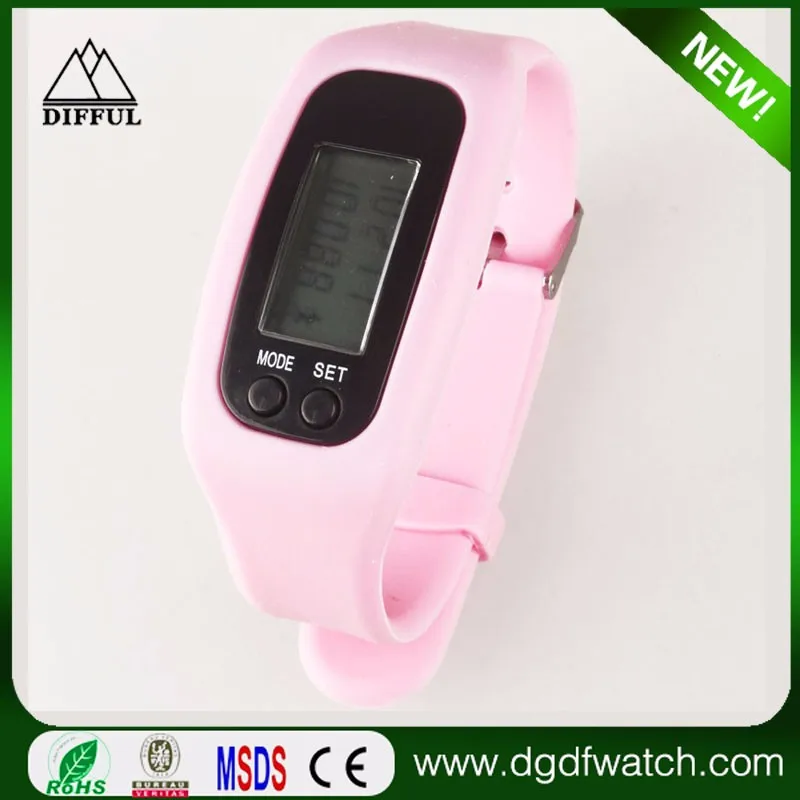 Hot Sale 3d Sensor Silicone Band Ankle/ Wristband Pedometer Buy Ankle