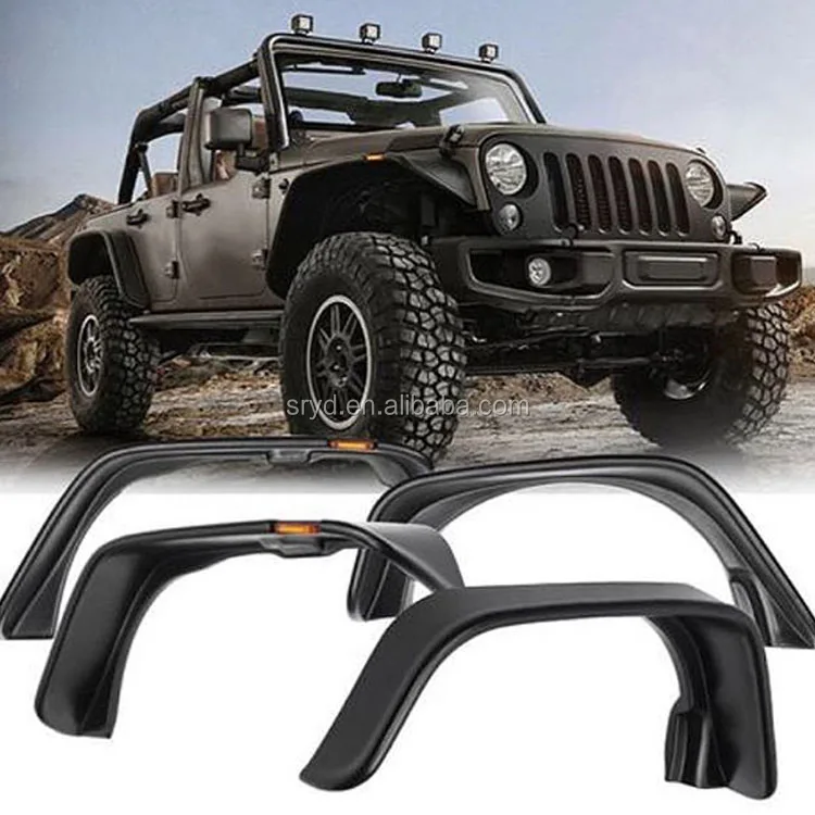 Fender Jeep Wrangler Jk Black Steel Exterior Trim Accessories For 4x4-accesorios  Accessories 4x4 Jeep - Buy Jeep Wrangler Accessories Product on 