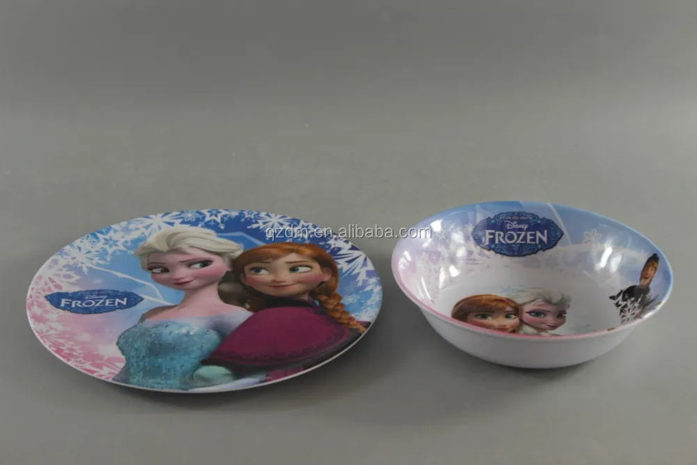 2016 New Design Melamine Kids Plate And Bowl Sets For Sale