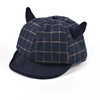 Factory design custom pattern unisex winter thick kid hats with ear