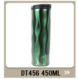 DP502 450ML/15oz dome lid custom logo double wall plastic straw tumbler with AS material