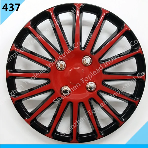 New Painting Design Plastic Bicolor Car Wheel Cover Twin Color Car