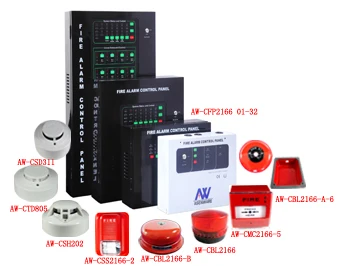 Temperature monitoring system heat detector alarms