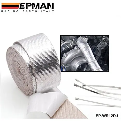 Heat Shield Wrap Tapes Automotive Exhaust Pipe Self Adhesive Reflective