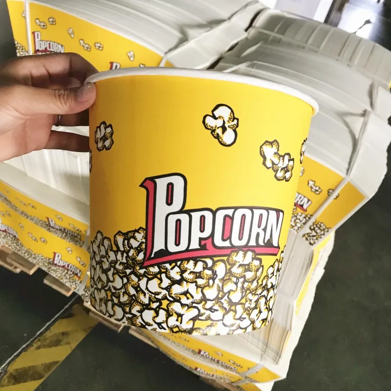 Multiple Sizes Disposable Paper Popcorn Bucket Popcorn Cup - Buy High ...