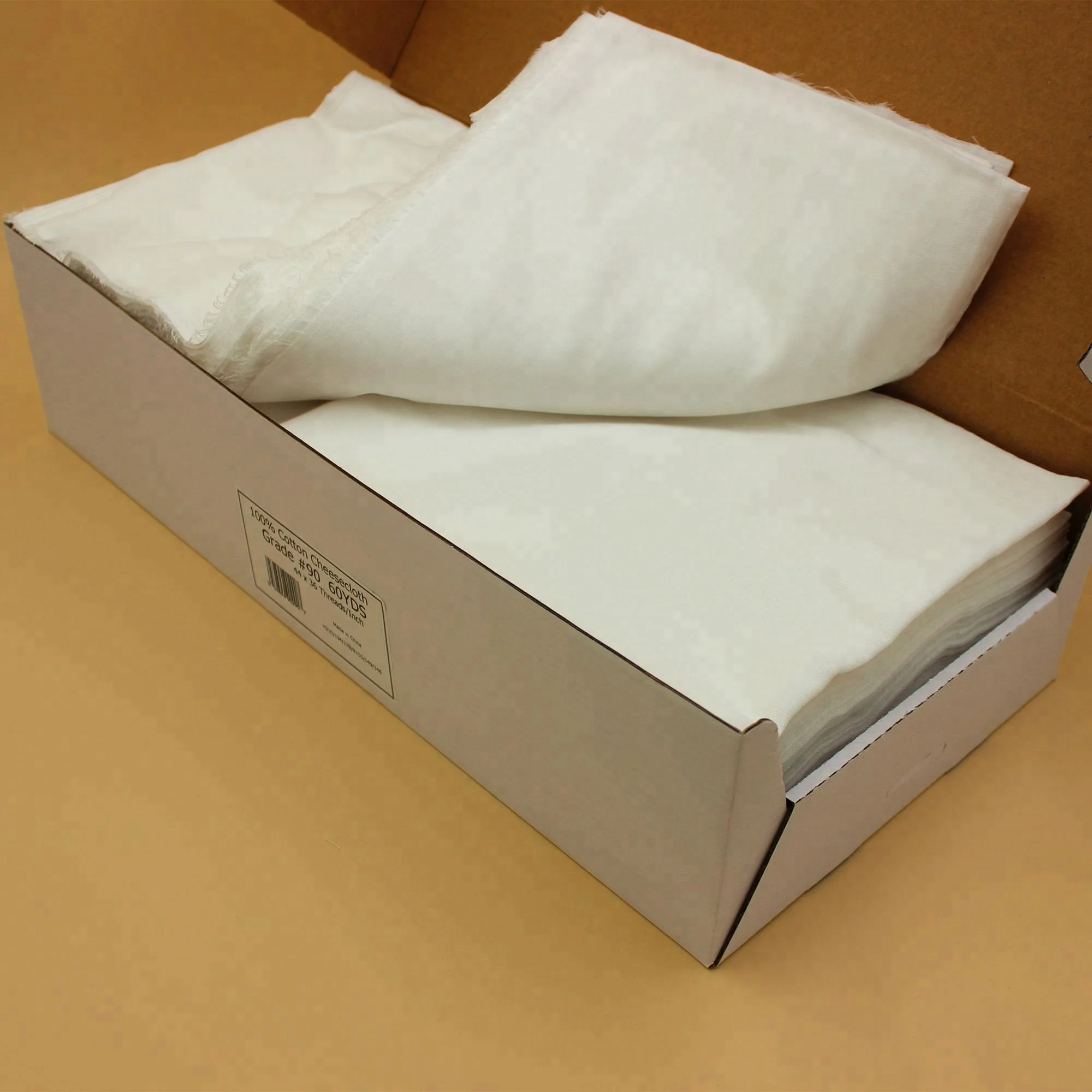 Shandong Gauze Cotton Unbleached Cheesecoth Grade 50 Lint Free