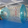 3.5m long large 1.0mm TPU top quality adult inflatable water roller human hamster wheel