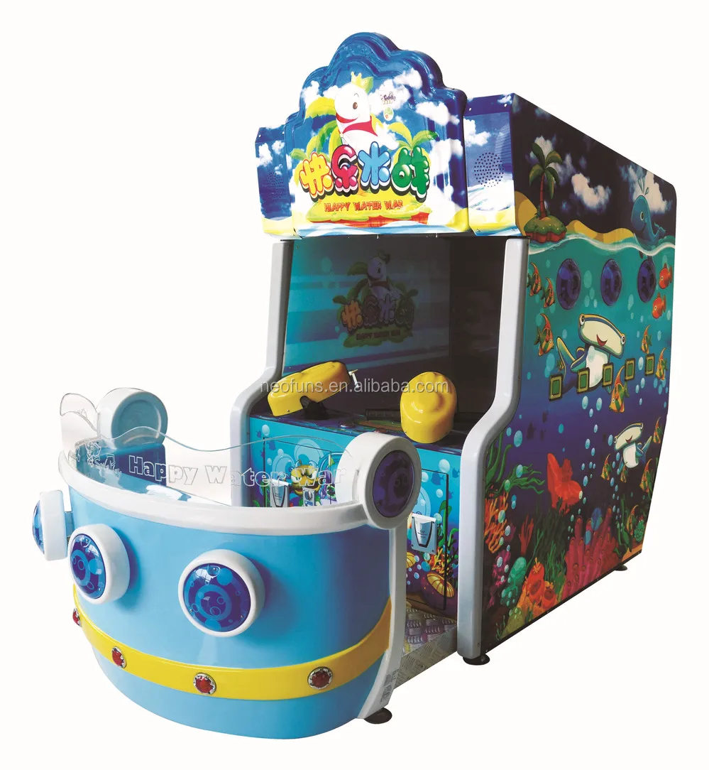 Happy Water War Water Shooting Arcade Game Machine,Best Indoor Game Machine For Adults Buy