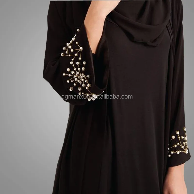 simple black burqa design