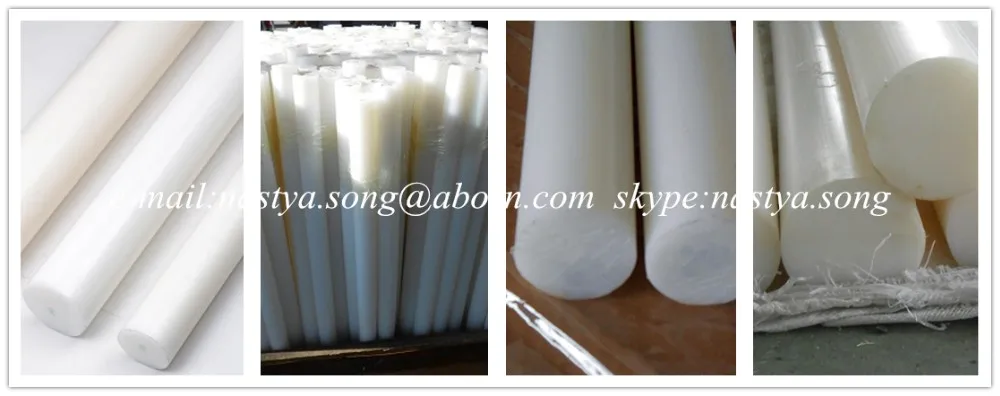 Round bar PE Polyethylene White Length MT 1 Choose Diameter