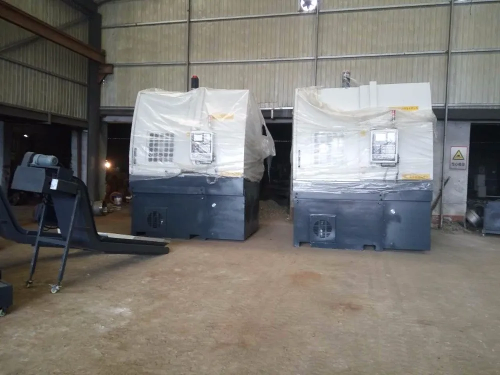 High speed Computer control CNC vertical lathe for brake drum VTC6080