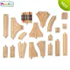 Kids Wooden Train Track Set 100% Compatible with All Major Brands For Kids AT111778