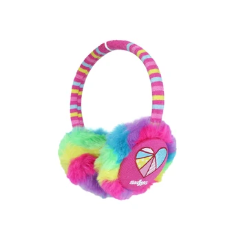 Warm Plush Fluffy Earmuff Wired Stereo Headphones,Soft Comfortable ...