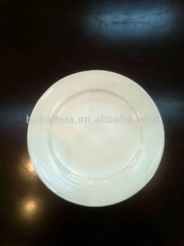 Wholesale Wedding Hotel Restaurant Custom White Porcelain Ceramic