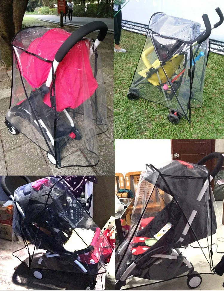 baby stroller plastic cover