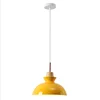 Pendant simplicity bar lamp creative personality tea restaurant cafe Internet cafe chandelier macaron aluminum lamp