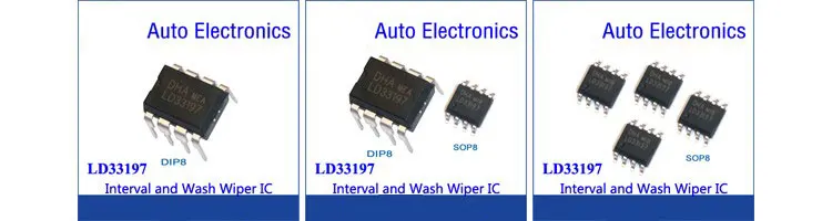 Motorcycle driver IC INTERVAL AND WIPE latest technology MC33197