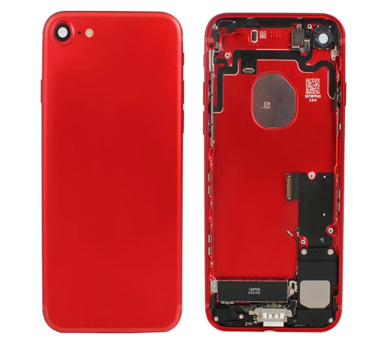 For iphone 7 housing custom for iphone 7 red housing for iphone 7 back housing