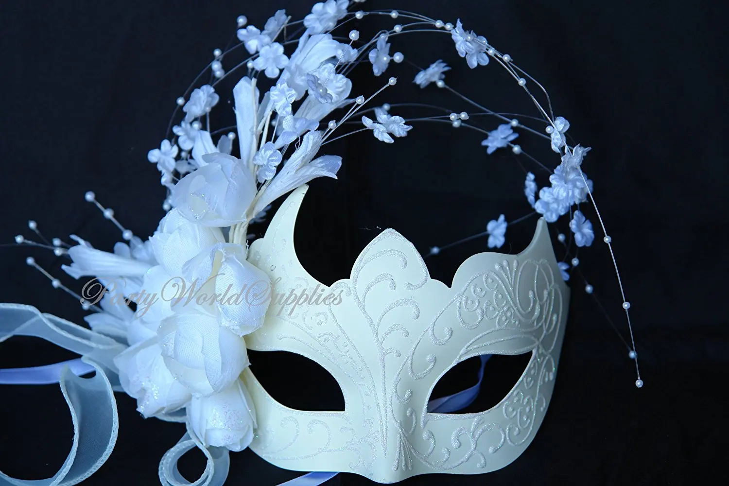Buy Exquisite White Masquerade Themed Wedding Engagement Party Masquerade Ball Mask Bride Design B In Cheap Price On Alibaba Com