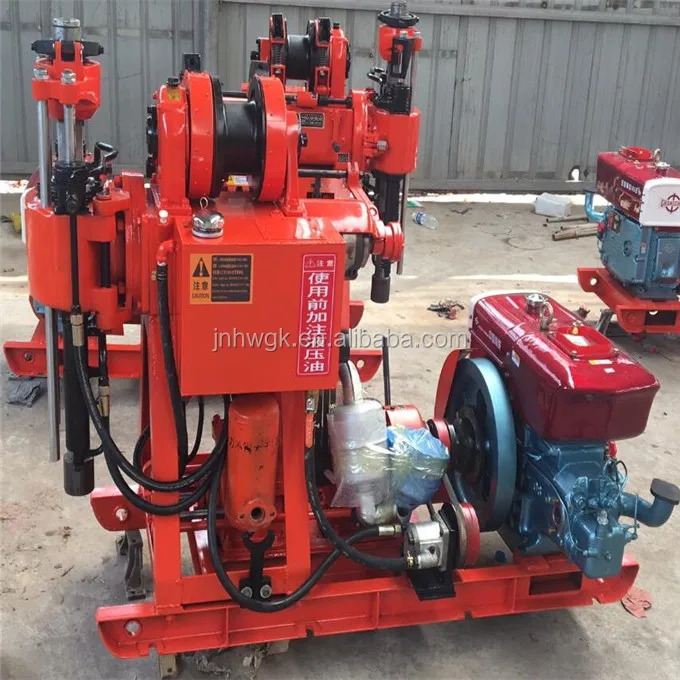 small portable full hydraulic water well drilling rig drilling rig/portable digging machines/borehole drilling machine