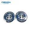 Enamel Custom Navy Anchor Pattern Nickel Free Color Metal Button 2 Holes Sewing Button