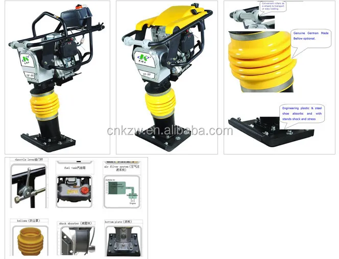 Hot Sale Ce Electric Tamping Rammer With Hcd80g Vibrating Electric