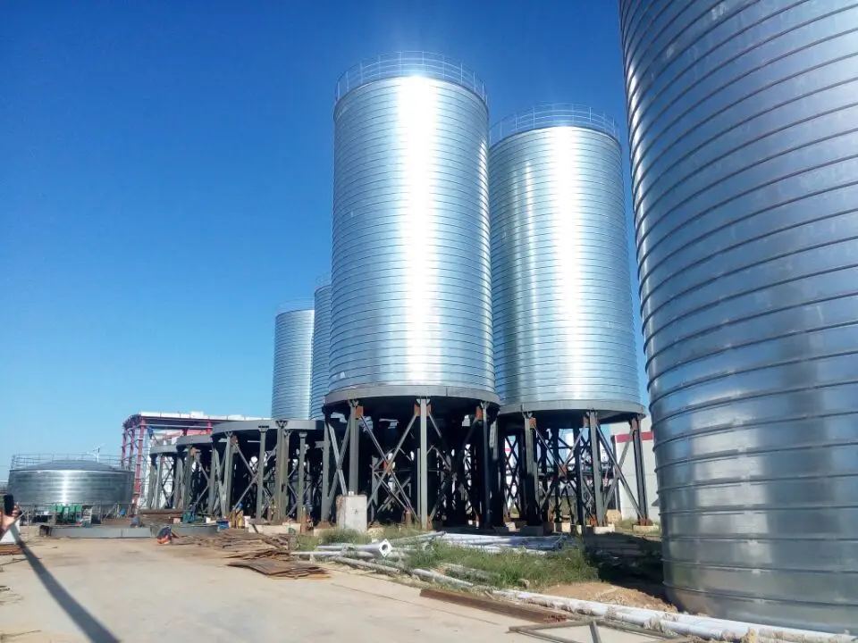 3000t Wheat Silo Steel Galvanized Silo Lipp Silo Buy Galvanized Silo