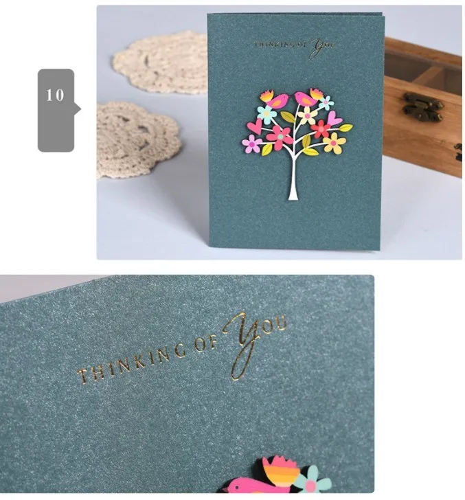 anji vintage mini creative birthday thank you greeting