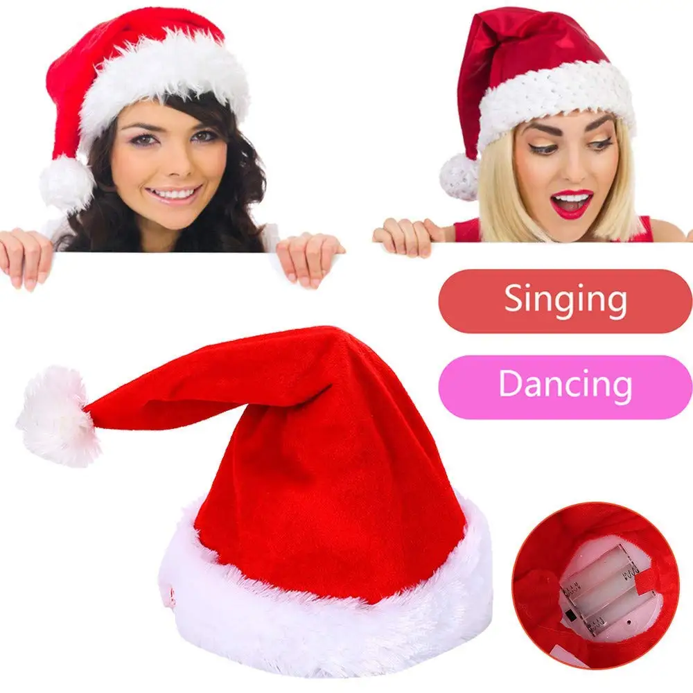 plush singing santa