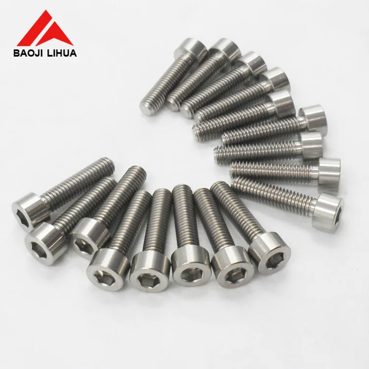 High quality Gr5 titanium bolt M6 M8 M10 DIN912 titanium screws