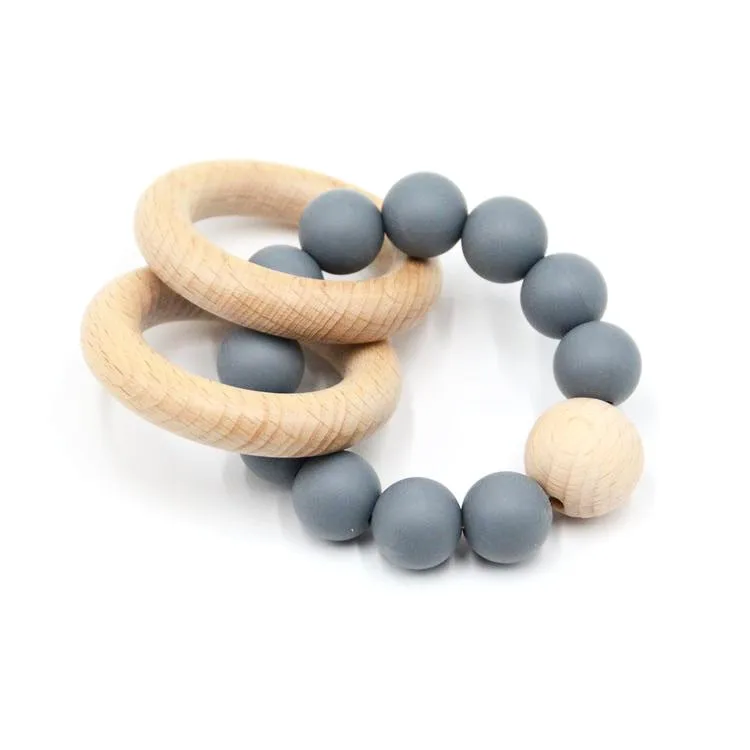 silicone bead teether