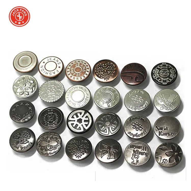custom engraved metal buttons clothing button manufacturers