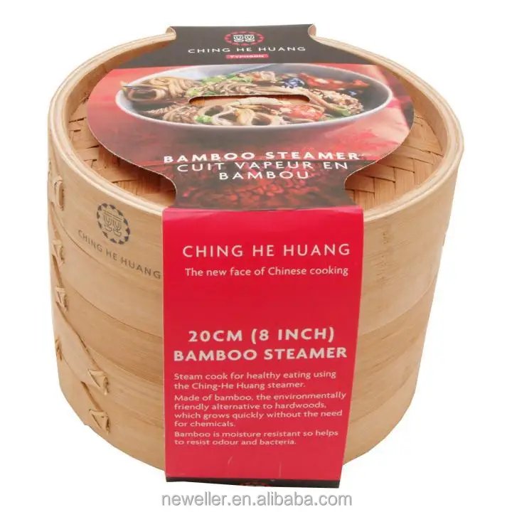 Round bamboo steamer for fashionable lifestyle With high quality