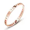 Jietao Jewelry Women Latest designs Stainless Steel Gold Bracelet Hollow Out Cut Star Bangle Rose gold