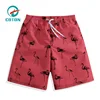 cool funny unique black and red swim trunks