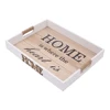 Wooden painting tray wooden cosmetics storage box serving wood tray