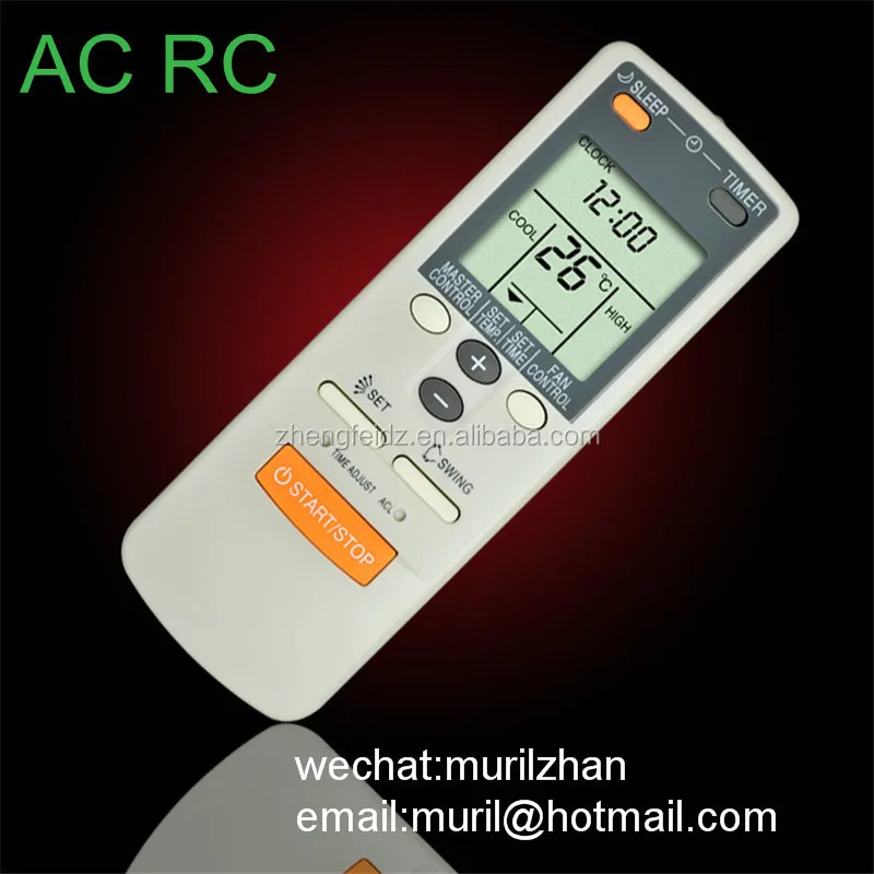 High Quality Gray 16 Keys Blue Star Ac Remote Control Air Conditioning