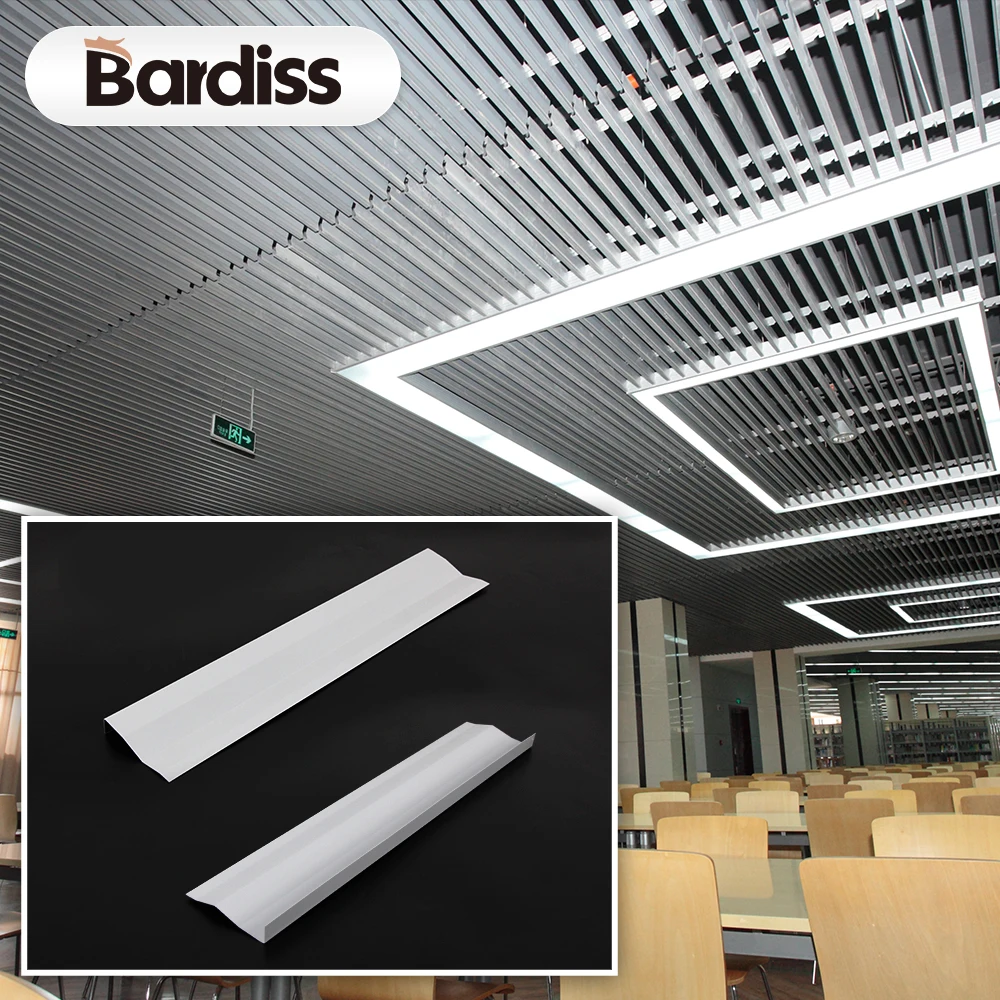 Pop Fashion Hook Type Suspended Ceilings Commercial Aluminum